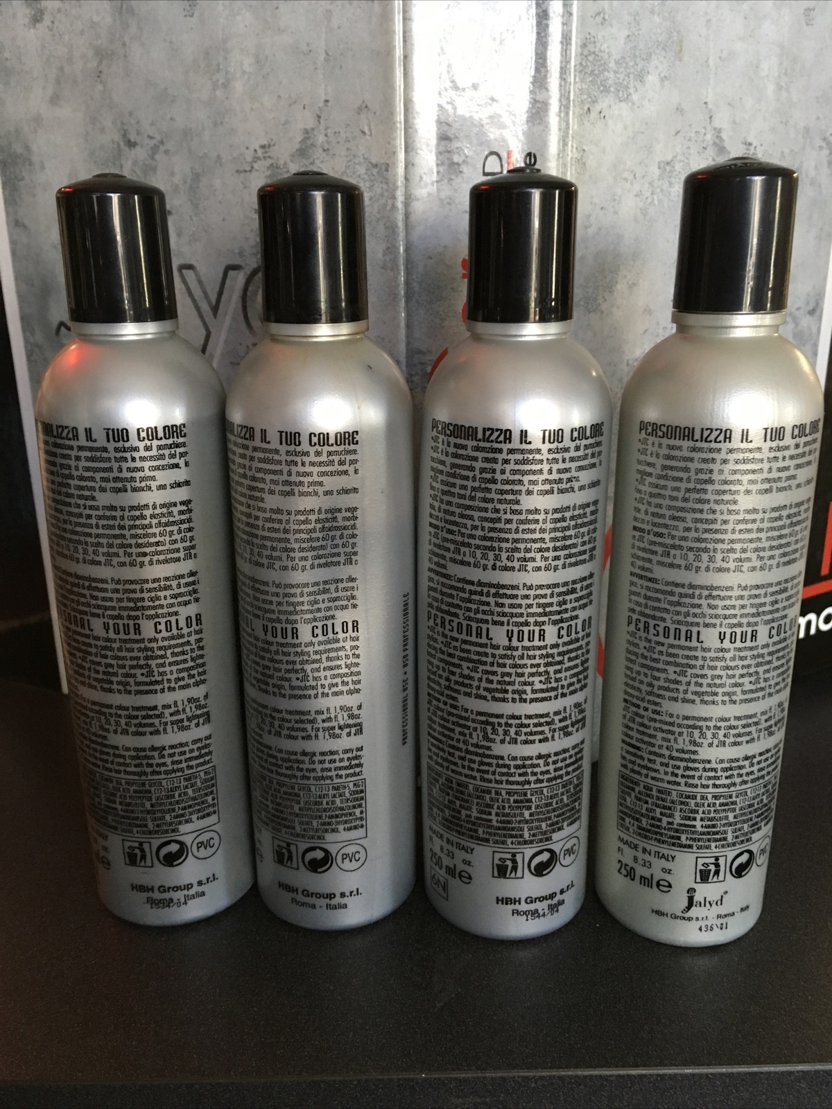 JALYD J Color HAIR COLOR To Choose From Chart 9.99 Each. Botte 8oz