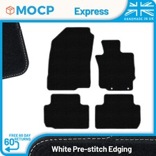 Tappetini auto Express with White Pre-Stitch Finiture per adattarsi a Mitsubishi Eclipse Cross A...