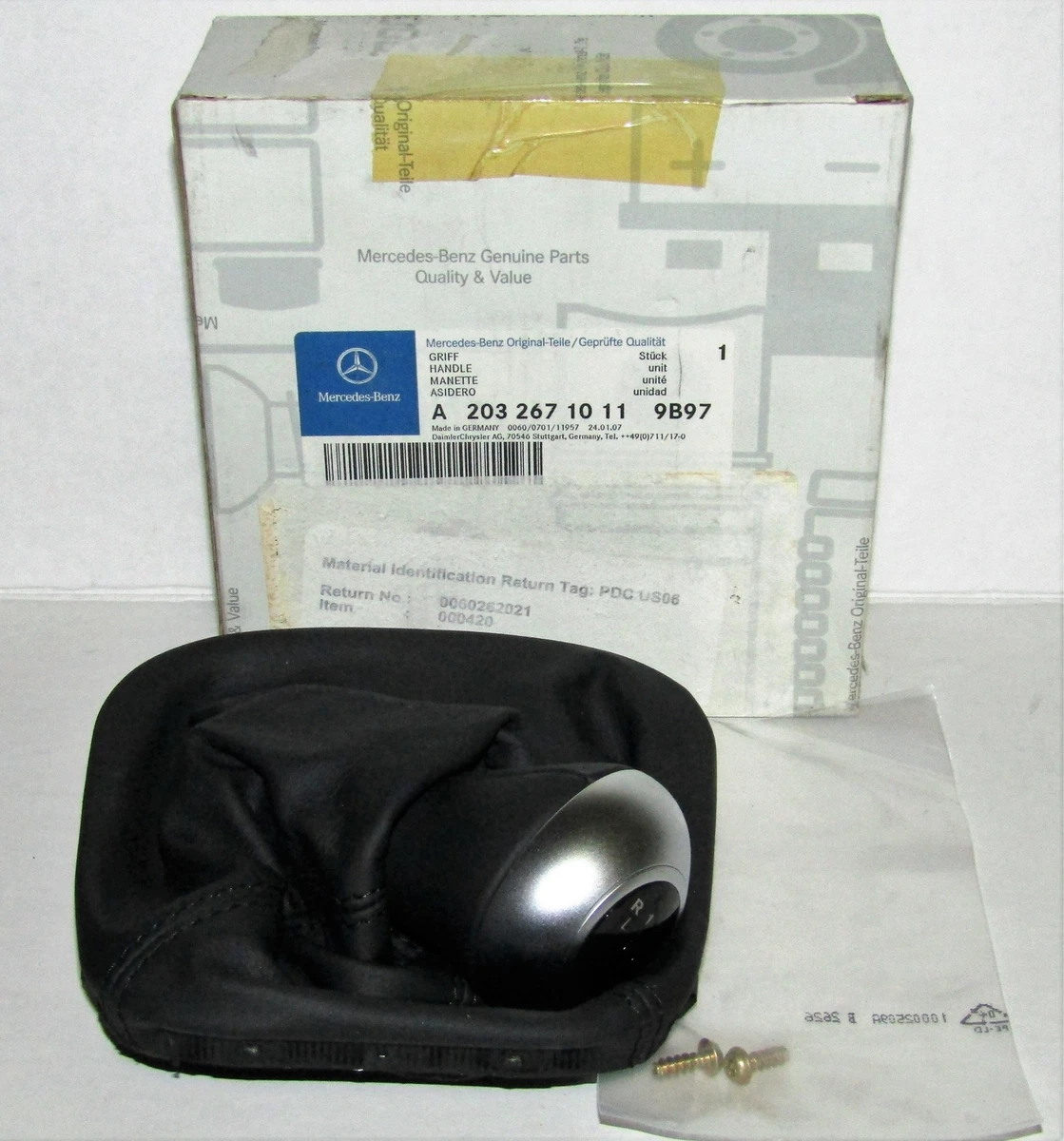 NEW GENUINE MERCEDES BENZ SHIFT LEVER HANDLE OEM PART NO. A 