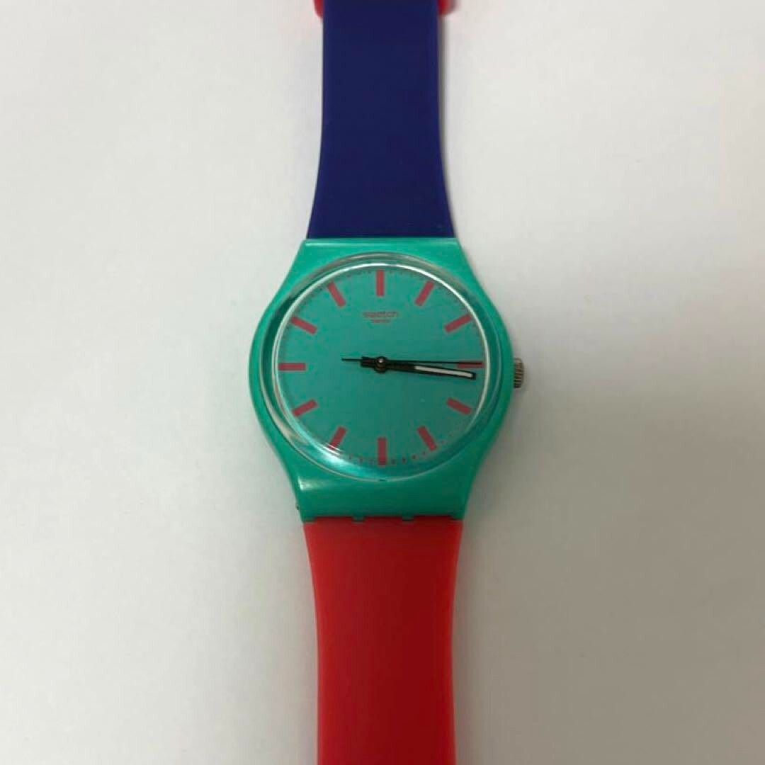 Swatch SHUNBUKIN GG215 Silicone Strap 34mm Battery Swiss  display picture 1