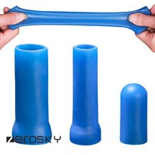 Male Soft Penis Extender-Stretcher Max-Vacuum-Enhancer Enlarger Silicone Sleeves