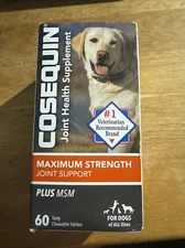 Cosеquin Maximum Strength Joint Health Supplement for Dogs, 60 Chew Tablets