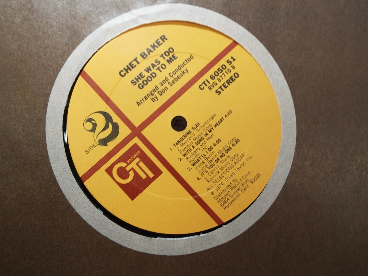 チェット・ベイカー / シー・ワズ・トゥー・グッド・トゥ・ミー レコード She Was Too Good To Me: 枯葉 : Chet Baker | HMV&BOOKS online