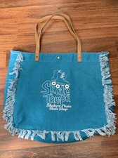Tampa Florida Skate Shop Borsa tote in tela acqua con frange 20"