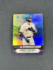 2021 Bowman Chrome GARRETT MITCHELL 2020 Summer Camp Insert #SC-12 Brewers
