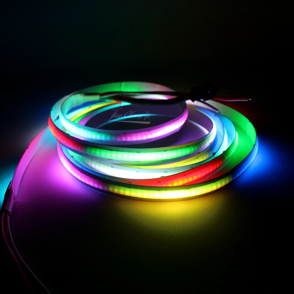 WS2812 SK6812 FOB/COB RGB Dream Color Magic Digital Addressable LED Strip DC5V - Image 3 of 4