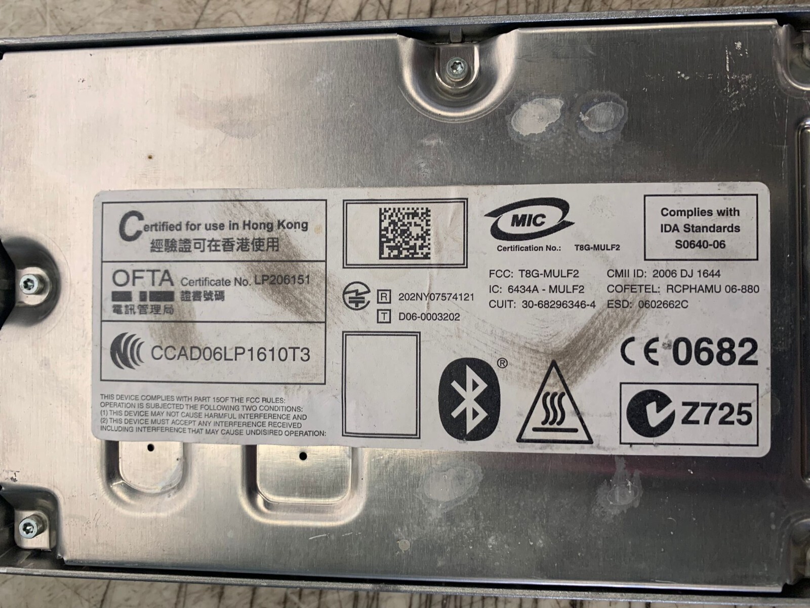 2008 BMW 320D M SPORT BLUETOOTH HANDSFREE CONTROL MODULE 30-68296346-4 C542