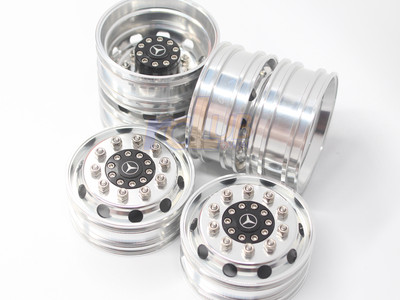 Tamiya 1:14 Tractor Trucks Wheels for Benz 1850 1838 4X2 truck wheel 4pcs