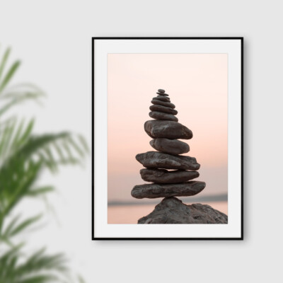 Strand Wandbilder Kunstdrucke Ozean Sonnenuntergang Tropische Küste Poster Bilder Badezimmer Deko