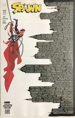 SPAWN 312 LCSD 2020 TODD McFARLANE AMAZING SPIDERMAN 700 SKYLINE VARIANT NM