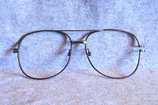vintage eyeglass frame front pewter aviator type 5-7/8