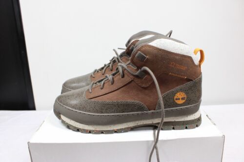 New Timberland Timbercycle Mid Hiker Boots Men's Size 11 Brown TB Recycled - Afbeelding 1 van 5