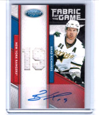 2011-12 Panini Certified Brad Richards Fabric Of The Game Jersey Auto #'ed 06/25