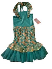 NEW Cat Jack MERMAID Ruffle Green 2PCS Swimsuit SKIRT Girls Sz 18m Kids