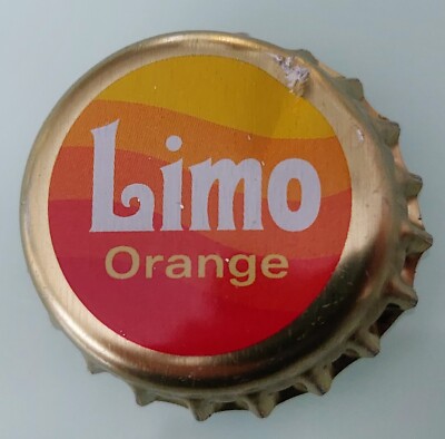 Crown caps Paulaner Munich limo orange Bavaria colorful 1 piece KK lemonade shower