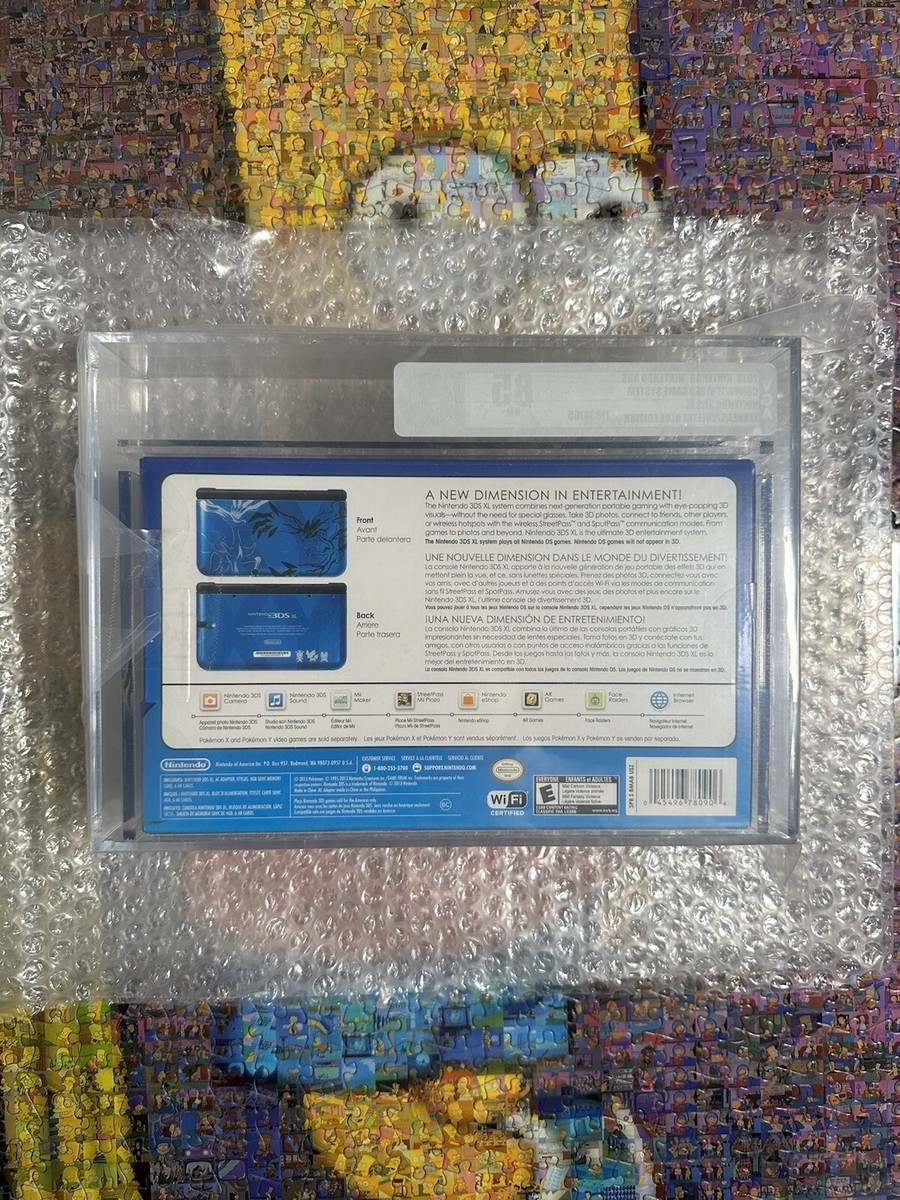 Nintendo 3DS XL Pokemon X and Y Handheld System - Blue for sale