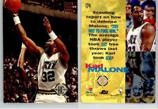 Karl Malone 1993-94 Stadium Club High Court #174 Jazz HOF EX Condition