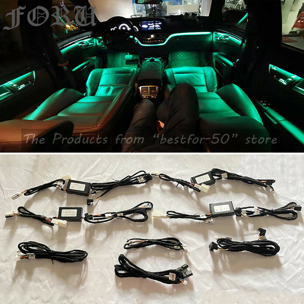 Upgrade Wire Harness 12 Colors LED Ambient Light For Benz W218 W166 X166 GLE CLS