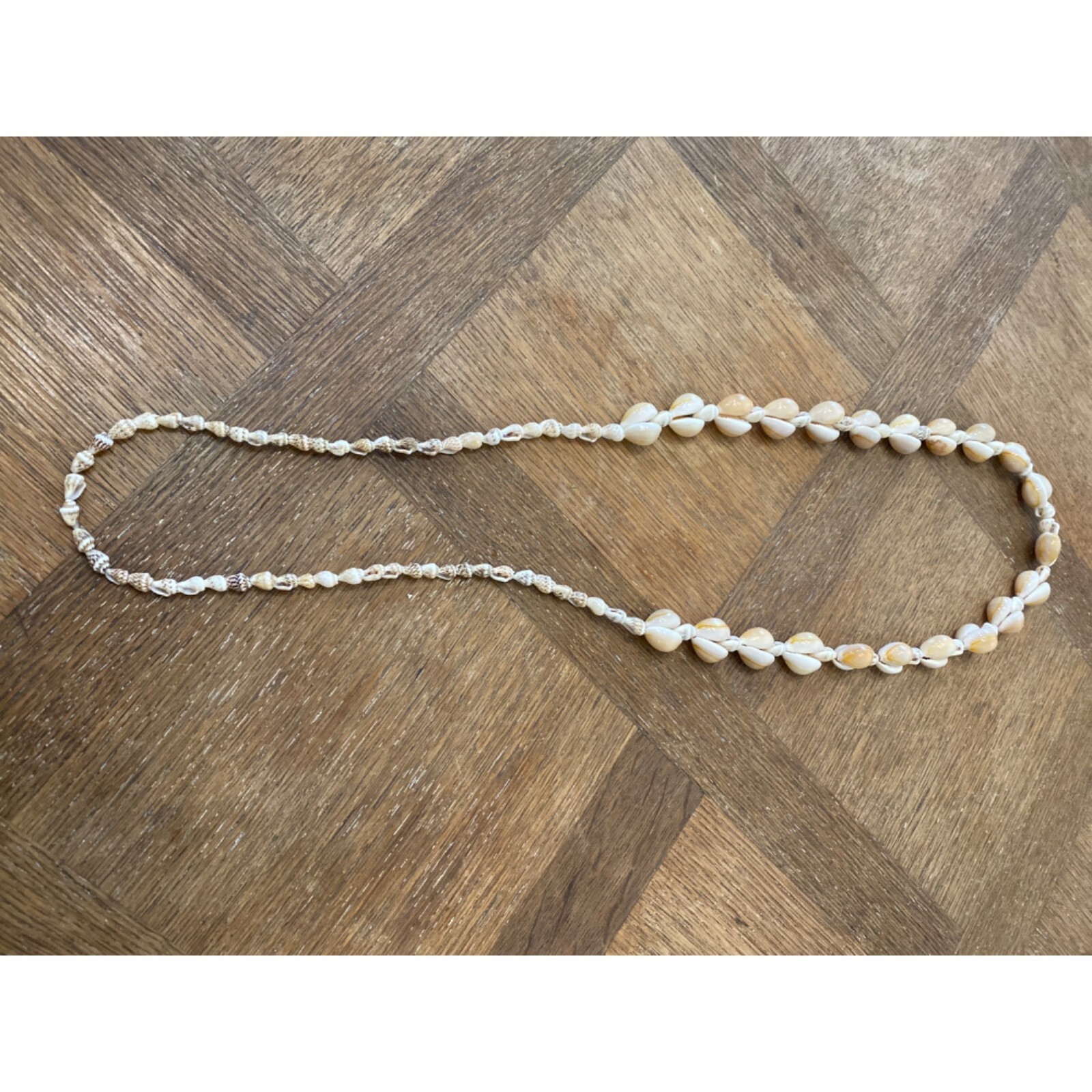 18” pukka shell large and tiny concha shell neckl… - image 4