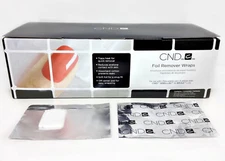 CND FOIL Nail Gel REMOVER WRAPS 250 ct ( for use with Shellac & Brisa Lite)