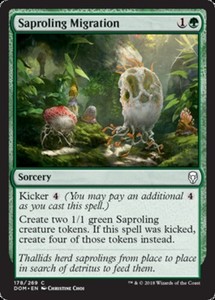 Saproling Migration x4 - Dominaria - NM-Mint, English - Dominaria
