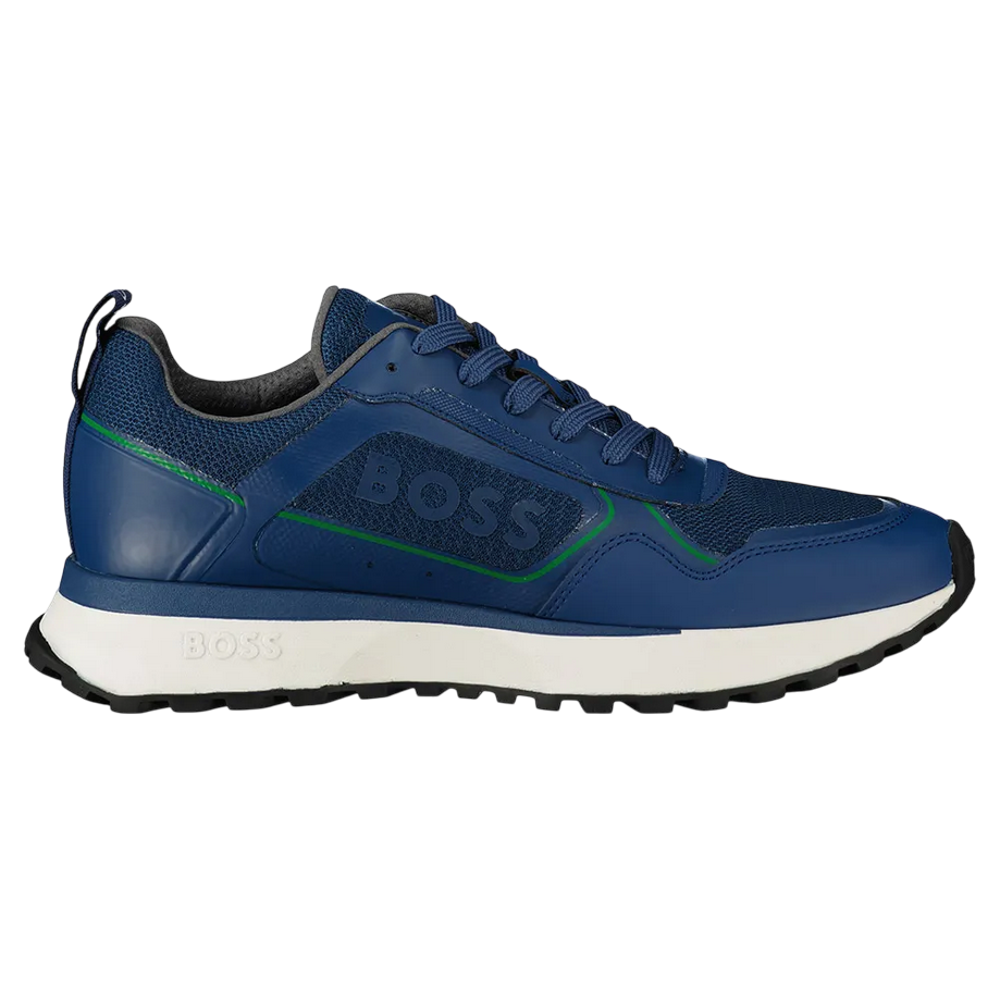 HUGO BOSS TENNIS SHOES MEN JONAH RUNN MERBL OPEN BLUE 50521976464