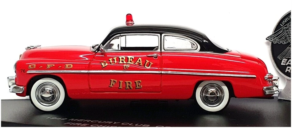 Universal Hobbies 1/43 Scale A52 - 1949 Mercury Club Coupe Fire Chief Car - Image 3 of 4