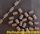 150PCS Antiqued copper 3mm hole barrel spacer beads FC506