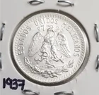 1937 Mexico 20 Centavos Silver — photo from another recent sale