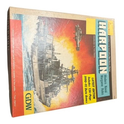 Harpoon Modern Naval Wargame Rules GDW 1990-91 Edition 136 Pages