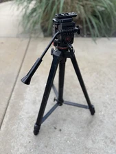 Solidex VT-90 Super Heavy Duty Fluid Panhead Video Tripod w/ Quick Release Plate
