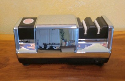 Chefs Choice Electric Knife Sharpener 3-Stage Diamond Hone Model 110 Mint Condit