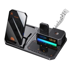 5In1 Universal Magnetic Charger Mount Holder Stand For Cell Phone Watch Air Pods