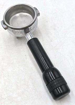Portafilter La Cimbali Double Spout Espresso Coffee w/ Basket * Pitted Chrome*