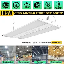 LED Linear High Bay Shop Light 165W Warehouse Industrial Lighting 5000K 247500Lm