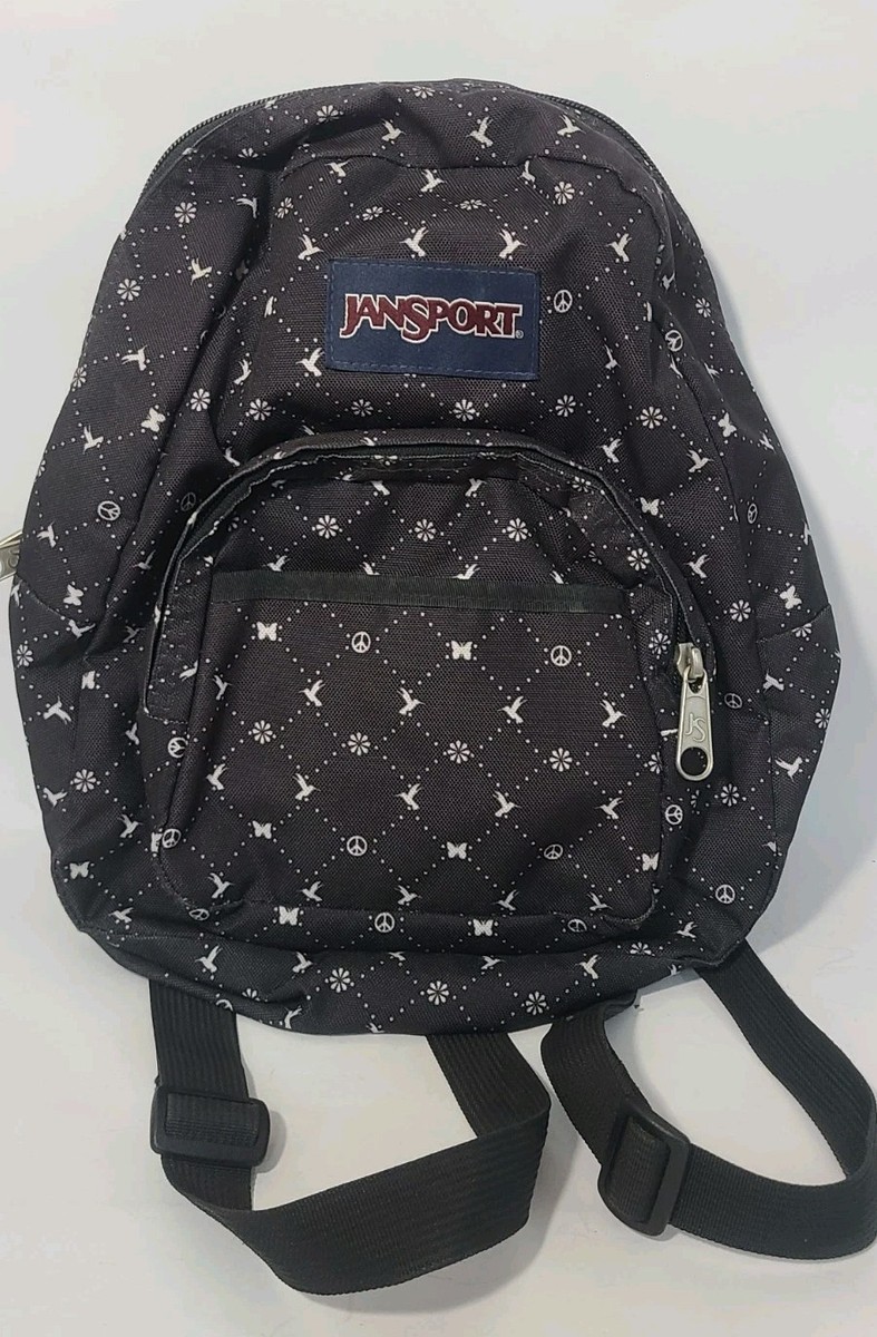 jansport - quarter pint black mini backpack Half Key clip Jansport Half Pint Mini Backpack