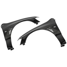 Real Carbon Front Vented Fenders Wing For Mitsubishi Lancer Evo 89 03-06 Gloss
