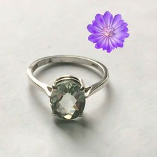 White Topaz Gemstone 925 Sterling Silver Ring Handmade Jewelry Ring For Gift