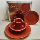 Fiestaware 831 334 "Paprika" 4pc Dinnerware Set w/Mug- NEW-RETIRED (very rare)