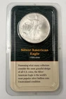 2000 1 oz. Silver American Eagle, Sealed, Uncirculated, Littleton Toning