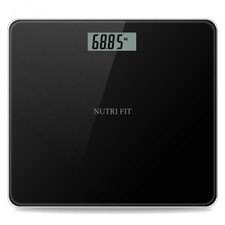 NUTRI FIT Digital Bathroom Scale Body Weight Bath Scale Accurate Watching NEW US