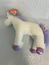 Ty Beanie Baby💜Fortess The Unicorn 7" New MWMT's