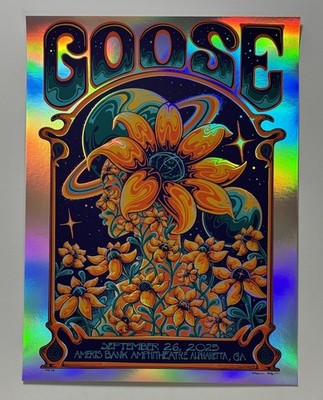 Goose The Band Concert Poster Alpharetta GA 2025 S/N Official