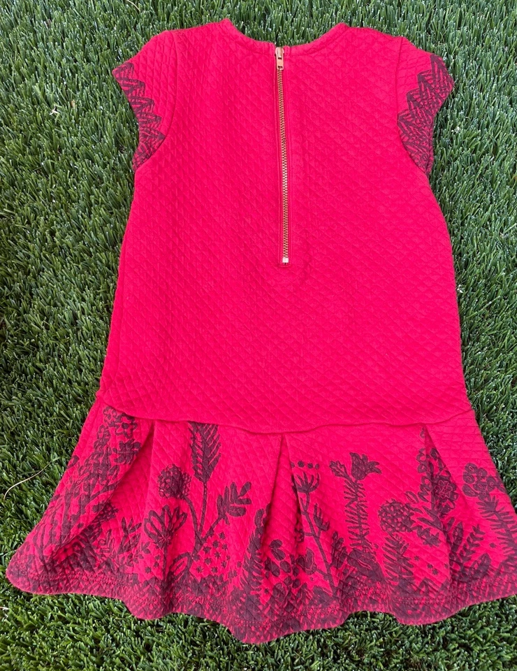 Catimini разработан во Франции красный платье размер 4 EUC - Изображение 3 из 4