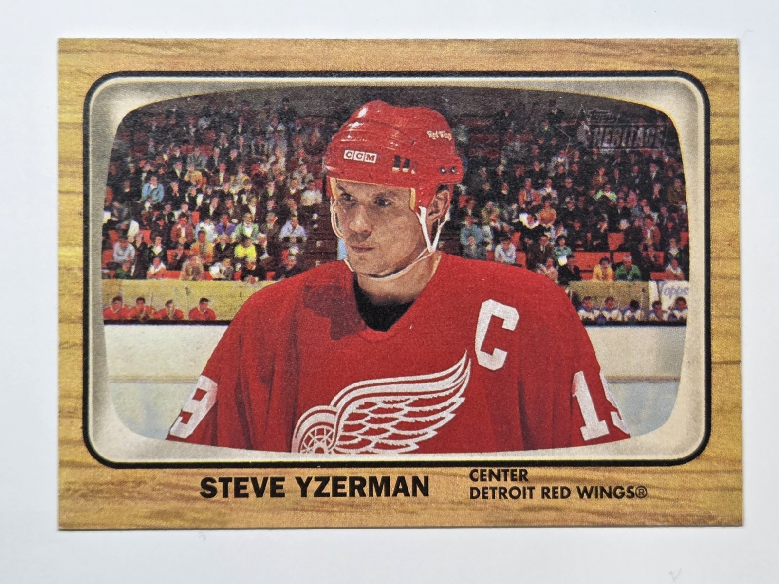 2002-03 Topps Heritage #32 STEVE YZERMAN USA Test
