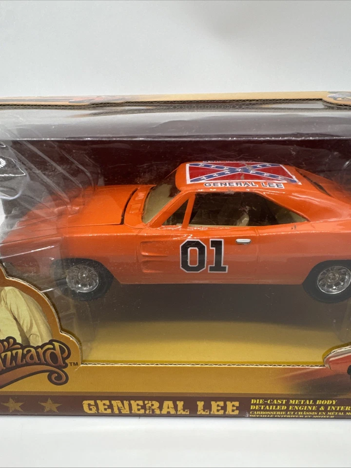 JOY RIDE DIE CAST 1969 DODGE CHARGER GENERAL LEE THE DUKES OF HAZZARD SCALE 1:25 - Image 3 of 4