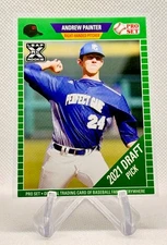 2021 Leaf Pro Set Andrew Painter Green Parallel #PS20 - Phillies