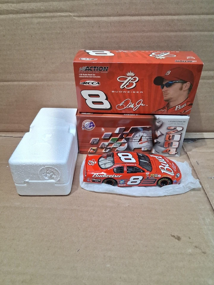 Dale Earnhardt Jr. #8 2004 raro Budweiser 1:32 RCCA CLUB CAR Nascar diecast Foto 4 de 4