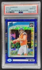 2024 Donruss Bo Nix Optic Rated Rookie Preview Blue Scope PSA 10 Broncos JS14
