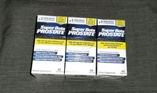 (3) Super Beta Prostate, 60 Count (180 Caplets Total) EXP: 05/2026+ *NEW, Sealed